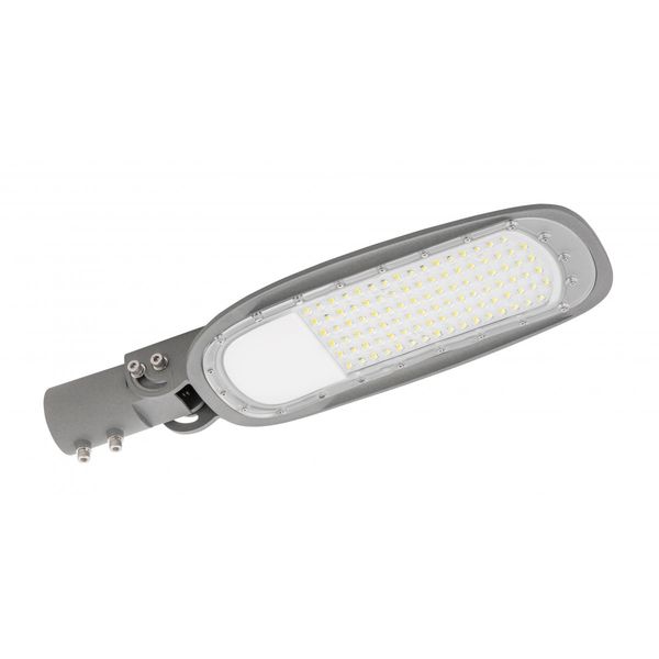LED street luminaire INDIANA, 60 W, 7800 lm, 4000K, AC220-240V, 120°, 10KV, IP65, gray image 1