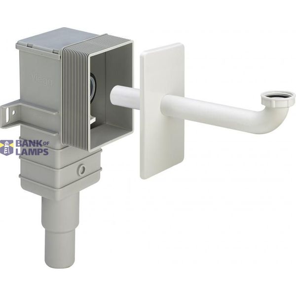 Siphon for disabled sink, built-in, white image 1