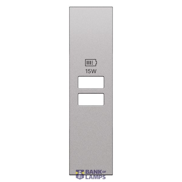 L.NOW - 2USB CHARGER COVER 1M STEEL image 2