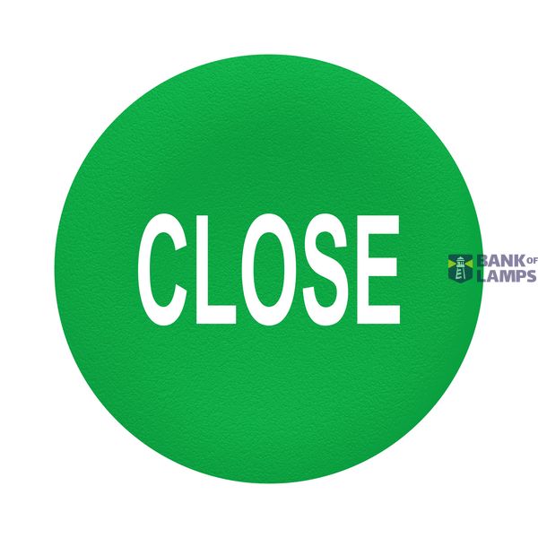KAPJE GROEN ''CLOSE'' image 1