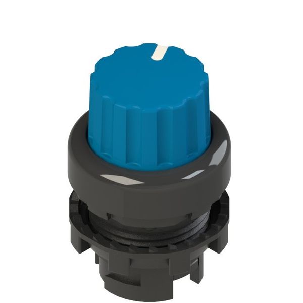 Knob selector, 2 positions blue with marking image 1