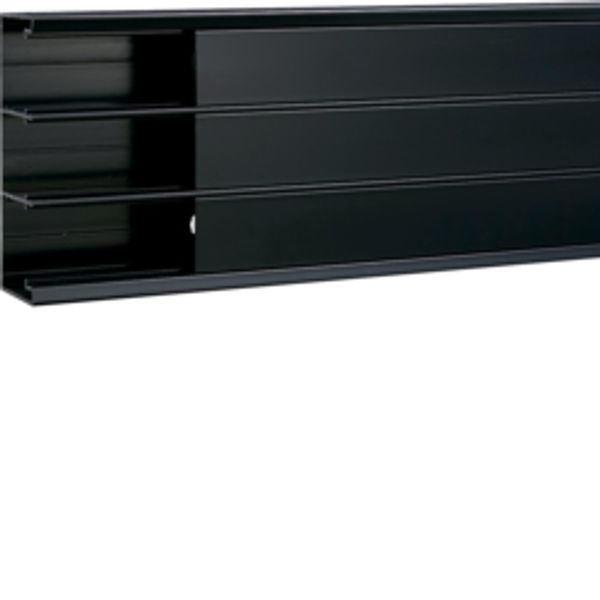 Installation Trunking GBD 50x160mm 3 Compartments PVC Black image 1