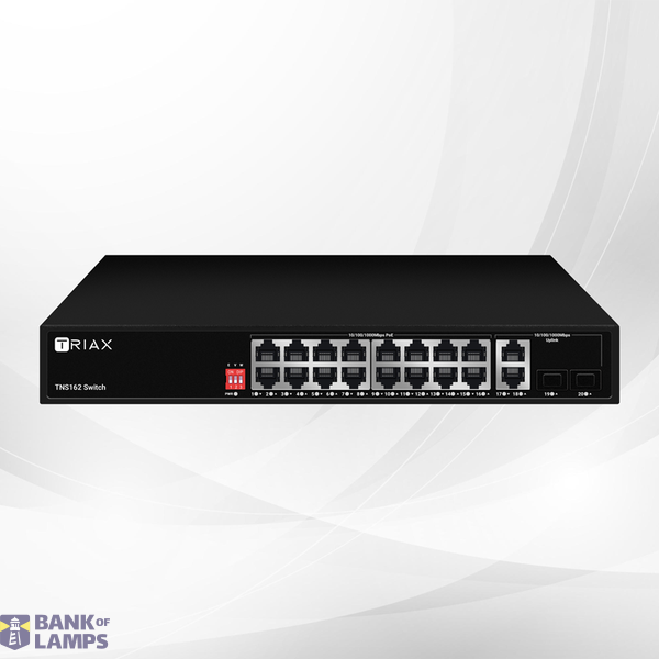 TNS 162 (16 port Gigabit Ethernet Switch with PoE) image 1