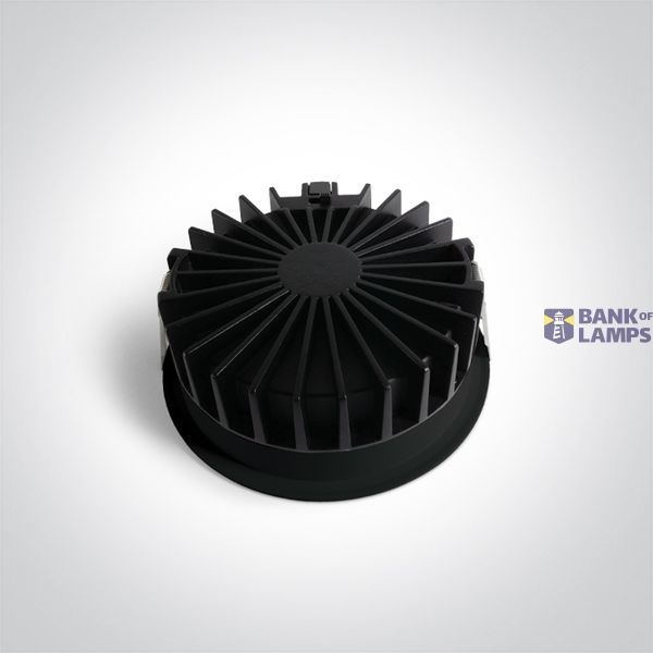 BLACK 30W CCTV HONEYCOMB IP20 230V DARK LIGHT image 2