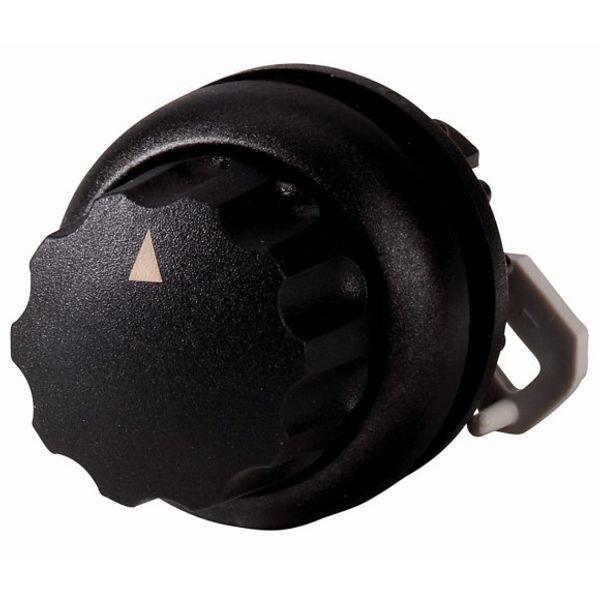 M22S-WR4 Changeover switch, RMQ-Titan, With rotary head, maintained, 4 positions, inscribed, Bezel: black image 1