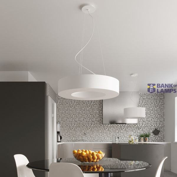 CHANDELIER SATURNO SLIM 70 WHITE E27 6X60W IP20 image 7