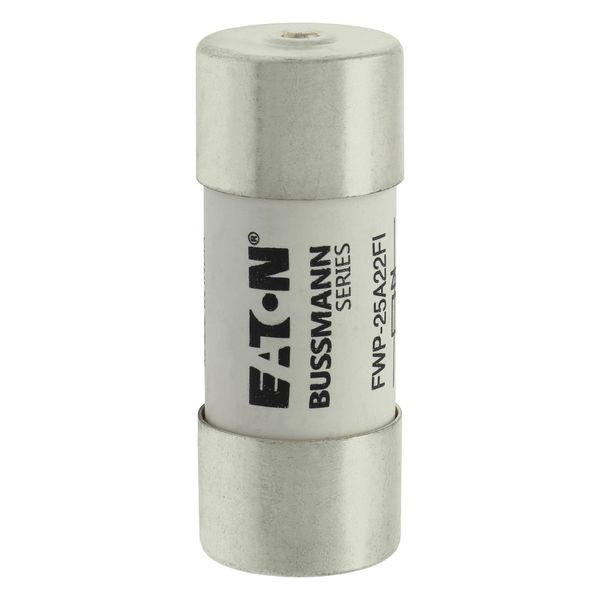 Fuse-link, high speed, 25 A, AC 700 V, 22 x 58 mm, aR, UL, with striker image 31
