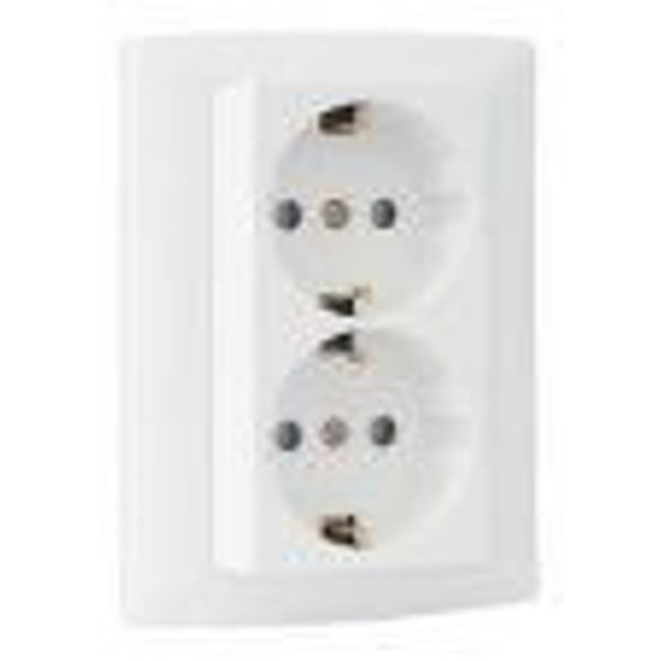 MONOB DOUB SAF EARTH SOCKET (SKO TYPE) IVORY image 1