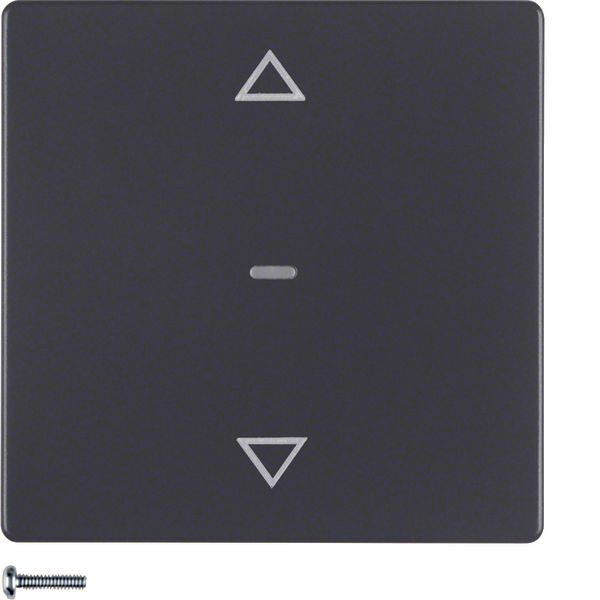 KNX radio blind button quicklink Q.1/Q.3 anthracite, velvety image 3