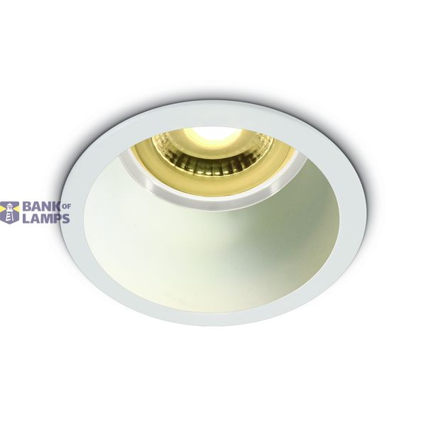 10105D8/W/W WHITE GU10 10W DARK LIGHT image 1