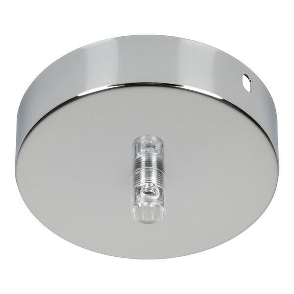 Ceiling Cup Metal Chrome + Transparent Cord Grip image 3