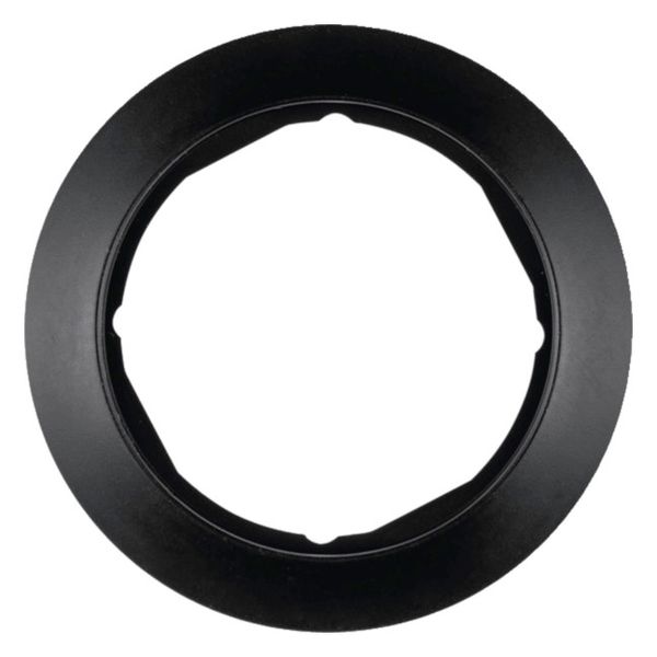 Frame 1gang for centre plate 1930 black image 1