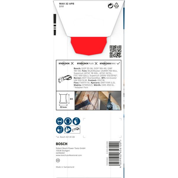 PRO Multi Material MAII 32 APB Multitool Blade image 1