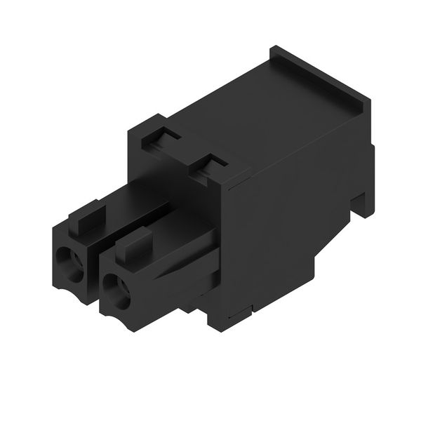 PCB plug-in connector, female plug, 3.81 mm, Number of poles: 2, 270°, Clamping yoke connection, Clamping range, max. : 1.5 mm², Box image 2