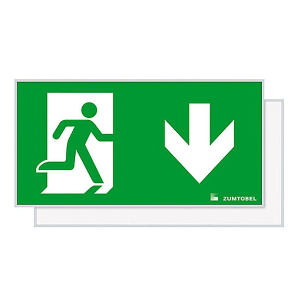 PURESIGN 150 TEC-GP SP1-E002-D WH - Escape sign image 1