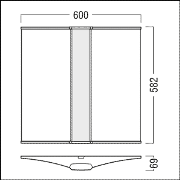 MLinf AA LED3600-840 Q LDO SR - Mellow Light surface-mounted luminaire image 5