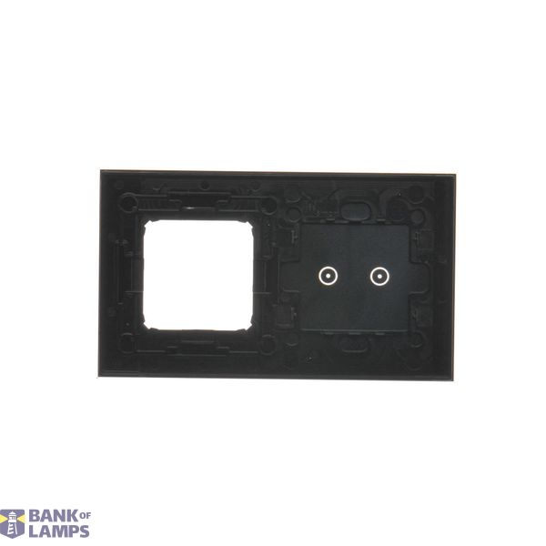 RTV pass-through aerial socket, atten.: 10dB, black matt image 2