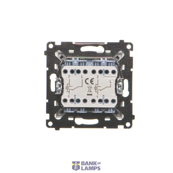 Single frame, metal, inox dark image 1