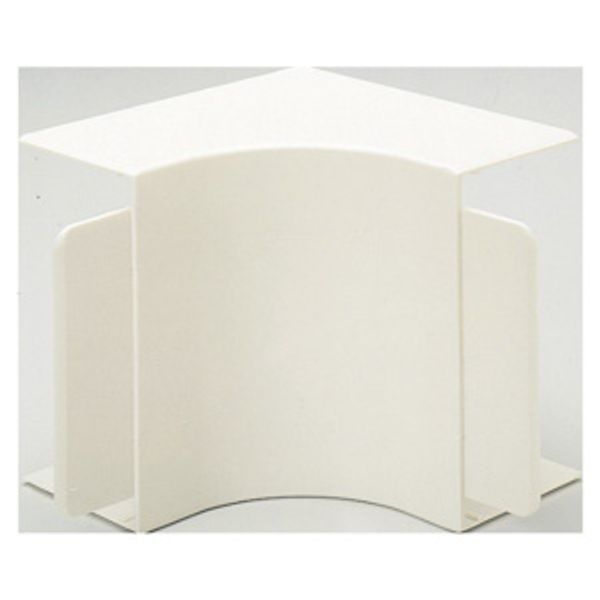 PVC CABLE CONDUIT INTERNAL CORNER 60X100 RAL9010 image 1