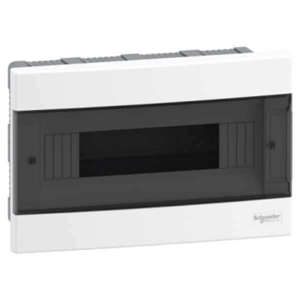 Enclosure Easy9 flush 1-row 12M smoked door 2 PE/N blocks image 1