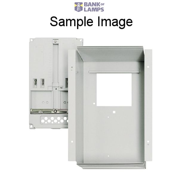 Meter box insert 17 Modul heights / 2-rows, 10 meter panels image 1