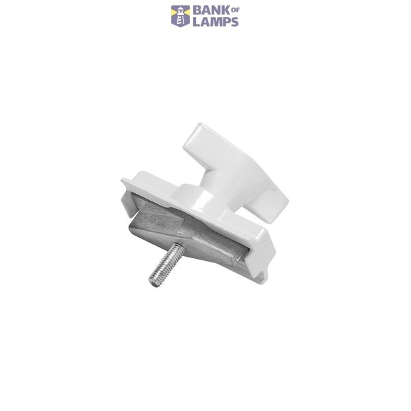 Luminaire adapter, mechanical for S-TRACK 3-phase track, white image 1