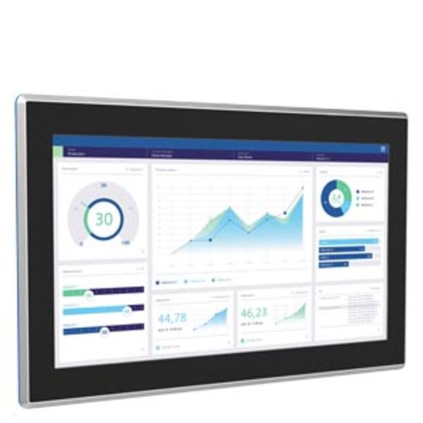 SIMATIC HMI MTP1900 Unified Comfort Panel hygienic, neutral design, IP69, stainless steel, hygienic design, 18.5 image 1