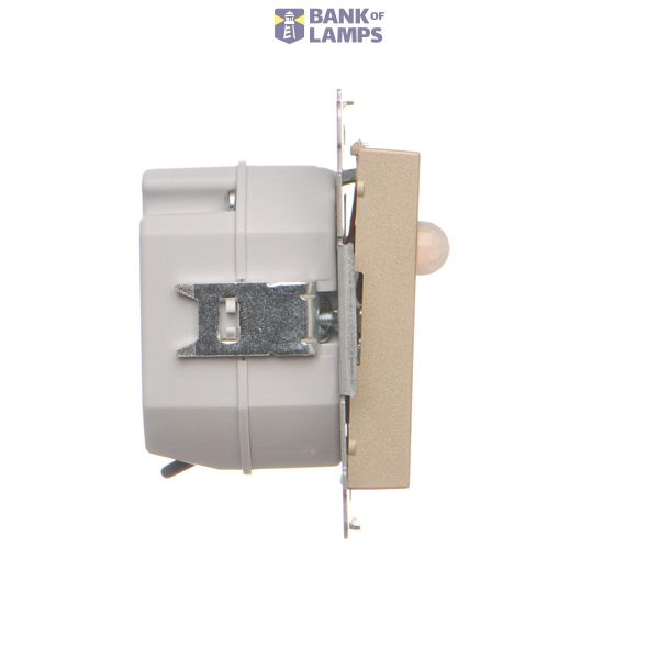 SOON ON SALE, Single shielded computer socket RJ45 category 6 with anti-dust cover, (module), Simon 24, IP20, cashmere image 1