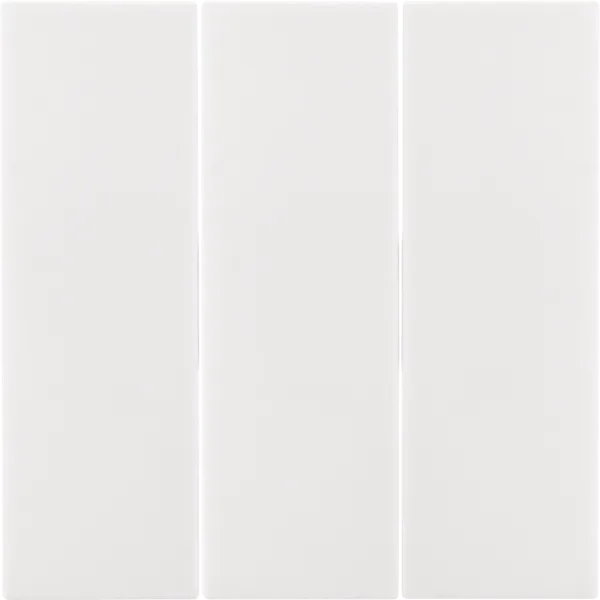 Split cradle, 3-fold, Berker S.1/B.x, white, gloss image 1