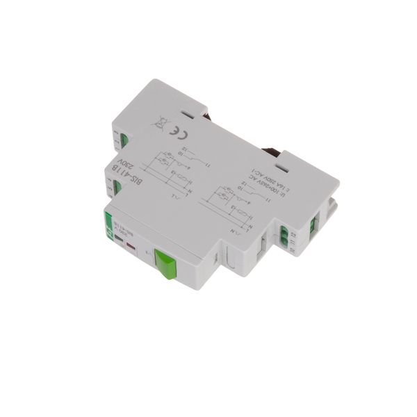 bistable relay BIS-411B, DIN rail mounting, image 3