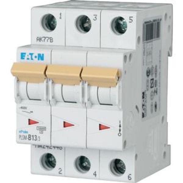 Miniature circuit breaker (MCB), 13 A, 3p, characteristic: B image 3