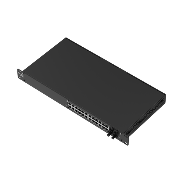 SWM281 L2+ managed switch, 19" Rack, 24xGbE, 4xSFP SWM281000000 image 1