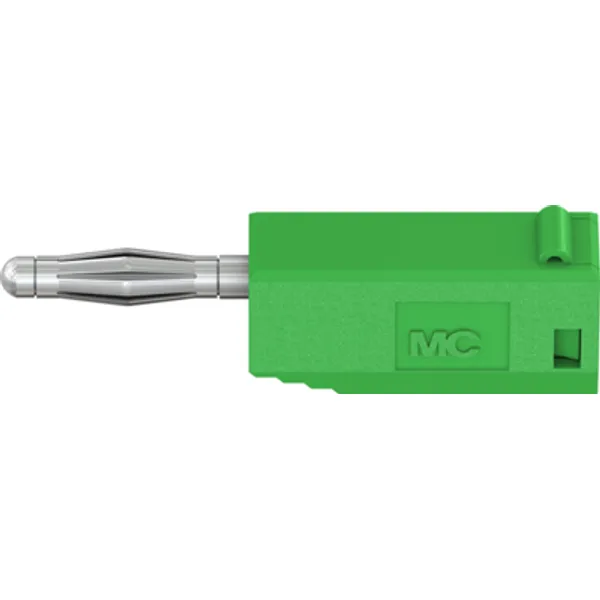 2 mm plug, solder connection, 0.5 mm², green, 22.2617-25 image 1