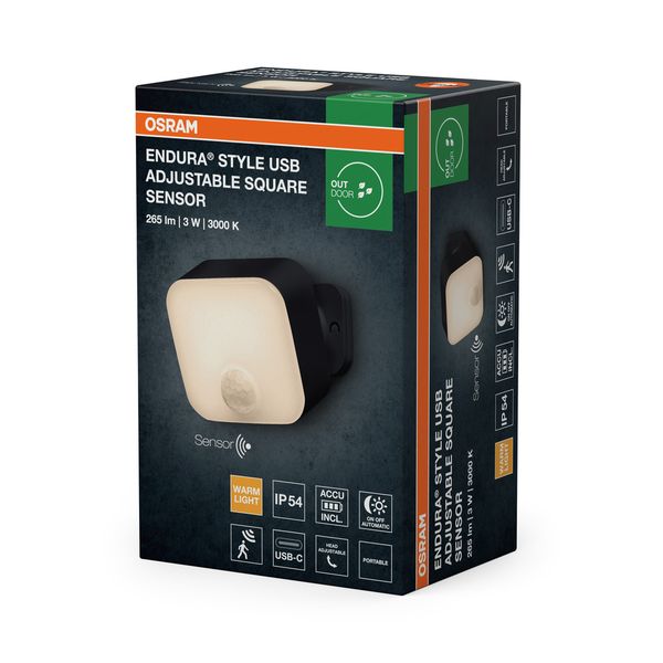 ENDURA STY USB ADJ SQ S IP54 DG OSRAM image 2