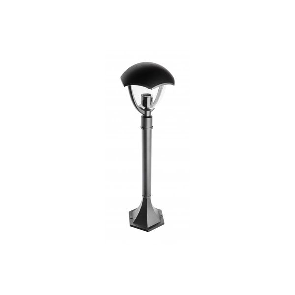Garden luminaire GRANDE, E27, max. 60 W, IP54, post 1000 mm, black image 1