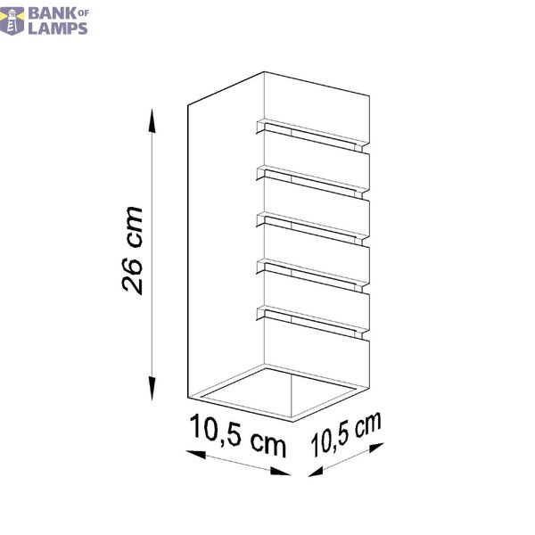 CERAMIC WALL LAMP SAMIR E27 1X60W IP20 image 7