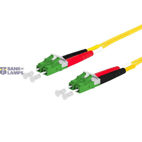 OpDAT patch cord LC-D APC/LC-D APC OS2, 10.0 m image 1