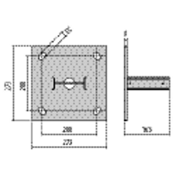MIMIK 10 POST BASE FR ANTHRACITE image 3