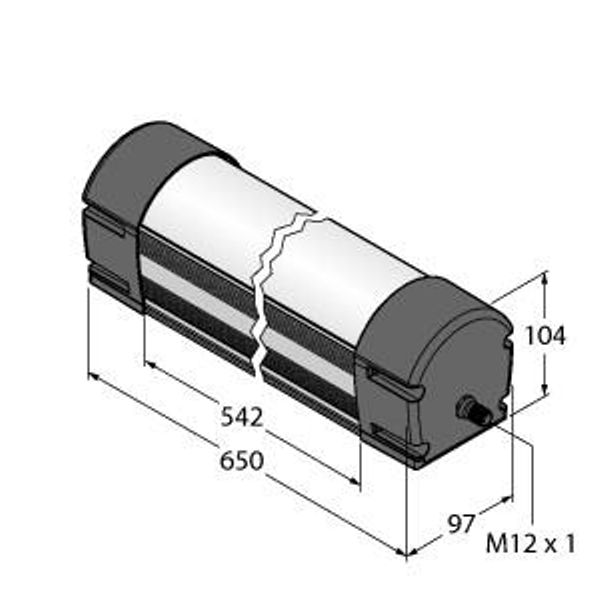 LED Linear Light In the Metal Housing   WLB92X550PWMQ image 2