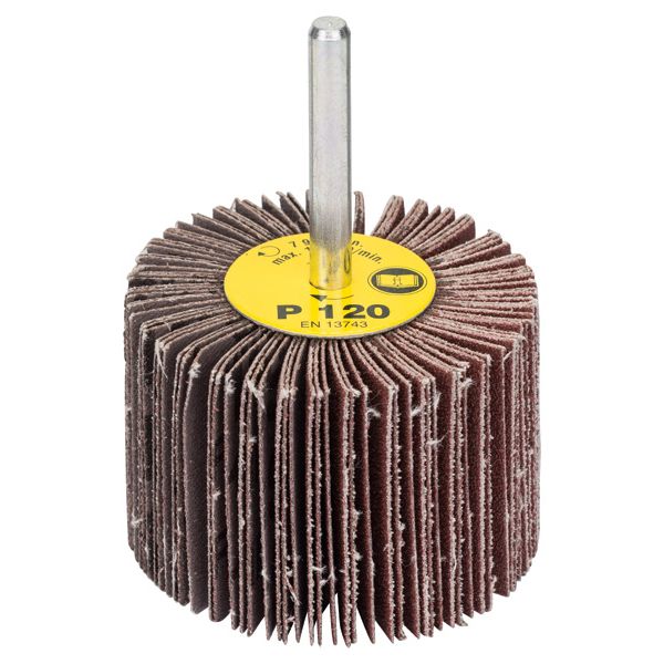 Flap wheels 6 mm, 120, 60 mm, 40 mm image 1