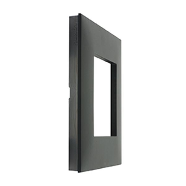 Trap cover frame 1 mech. black image 1