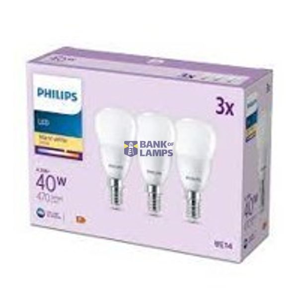 LED 4.9W (40W) P45 E14 WW FR ND 3CT/8 EC image 1