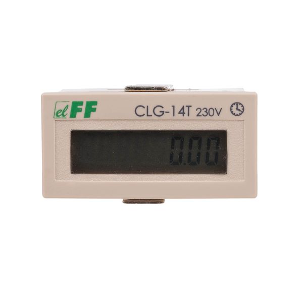 Panel-mounted operating time counter, no reset 230V AC image 2