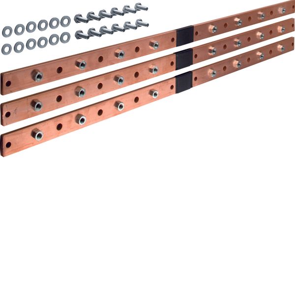 Bus bar,universN,40x10mm,4 section image 1