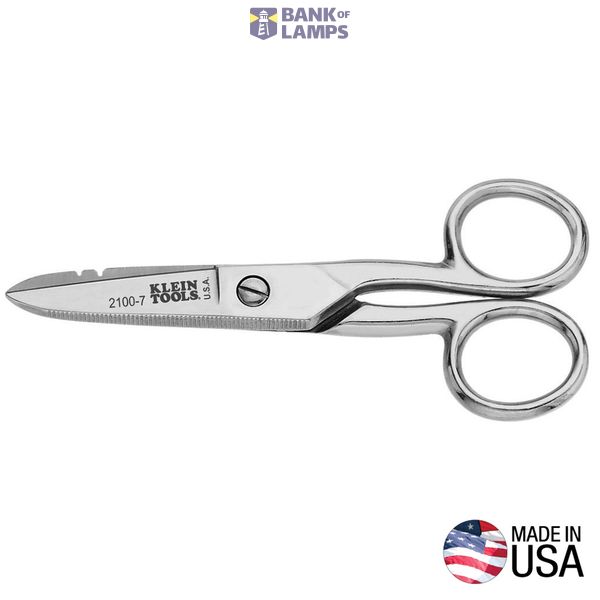 Electrician's Scissors, Nickel Plated image 1