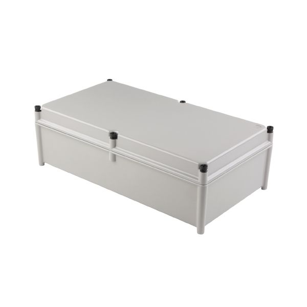 TBF (polyester empty enclosure), Empty enclosure, Height: 558 mm, Width: 302 mm, Depth: 175 mm, Material: Glass fibre-reinforced polyester, untreated, Light Grey image 1