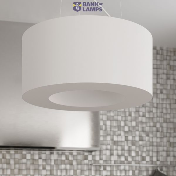 CHANDELIER SATURNO SLIM 70 WHITE E27 6X60W IP20 image 5