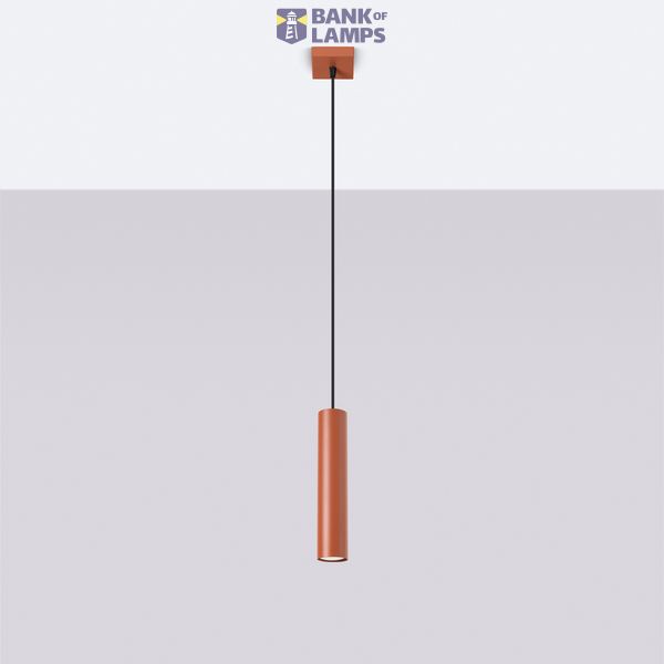 Pendant lamp LAGOS 1 red ochre image 3