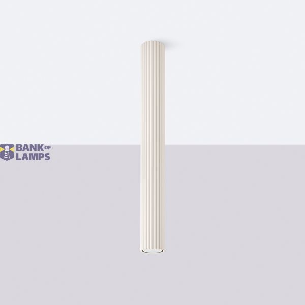 CEILING TUBE PIPE 60CM WITH ELEGANT GROOVING BEIGE CARBON FOR A COZY LIVING ROOM image 8