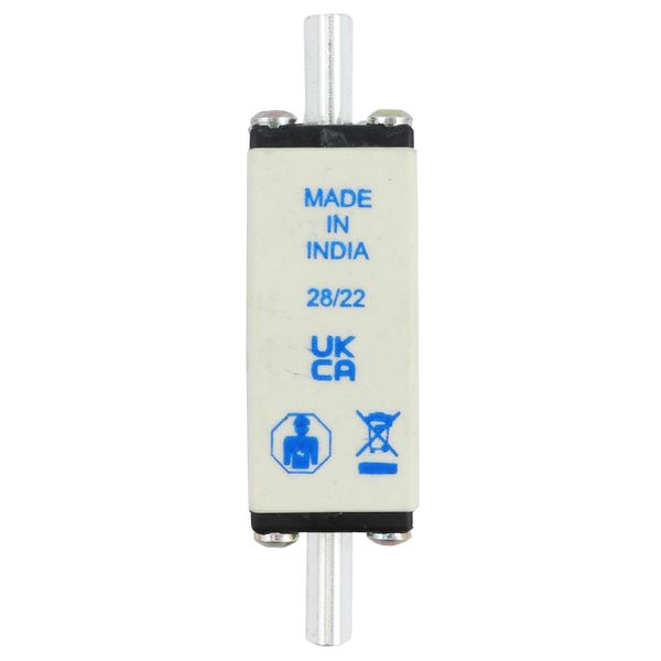 Fuse-link, LV, 25 A, AC 400 V, NH000, gL/gG, IEC, dual indicator, insulated gripping lugs image 7